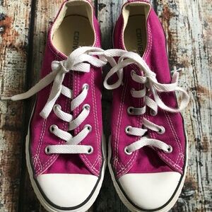 Converse Magenta All Star Sneakers